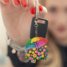 Load image into Gallery viewer, 6Pcs Double Sided Special Shape Animals Diamond Art Keyring for Beginners Adults

