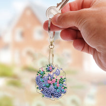 Load image into Gallery viewer, 6Pcs Double Sided Special Shape Animals Diamond Art Keyring for Beginners Adults
