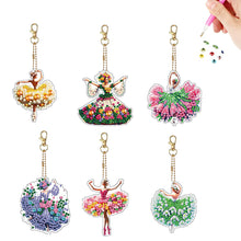 Load image into Gallery viewer, 6Pcs Double Sided Special Shape Animals Diamond Art Keyring for Beginners Adults
