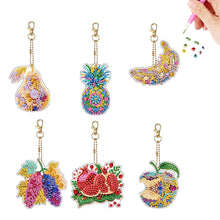 Load image into Gallery viewer, 6Pcs Double Sided Special Shape Animals Diamond Art Keyring for Beginners Adults
