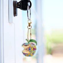 Load image into Gallery viewer, 6Pcs Double Sided Special Shape Animals Diamond Art Keyring for Beginners Adults

