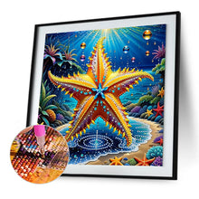 Load image into Gallery viewer, Diamond Painting - Partial Special Shaped - Marine Animals Starfish (30*30CM)

