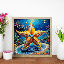 Load image into Gallery viewer, Diamond Painting - Partial Special Shaped - Marine Animals Starfish (30*30CM)
