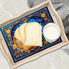 Load image into Gallery viewer, Wooden Beautiful Pattern 5D Diamond Painting Tray Art Craft with Handle for Desk
