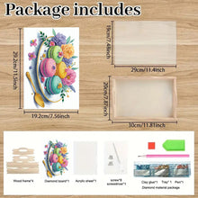 Load image into Gallery viewer, Wooden Beautiful Pattern 5D Diamond Painting Tray Art Craft with Handle for Desk
