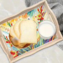 Load image into Gallery viewer, Wooden Beautiful Pattern 5D Diamond Painting Tray Art Craft with Handle for Desk

