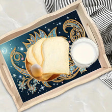 Load image into Gallery viewer, Wooden Beautiful Pattern 5D Diamond Painting Tray Art Craft with Handle for Desk
