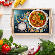 Load image into Gallery viewer, Wooden Beautiful Pattern 5D Diamond Painting Tray Art Craft with Handle for Desk
