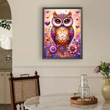 Load image into Gallery viewer, Diamond Painting - Full Round - Flower Owl (30*40CM)
