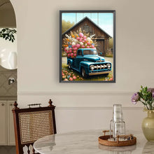 Load image into Gallery viewer, Diamond Painting - Full Round - Flower Classic Car (30*40CM)
