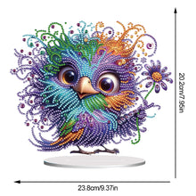Load image into Gallery viewer, Acrylic Special Shape Flower Girl Desktop Diamond Art Kits for Home Office Decor
