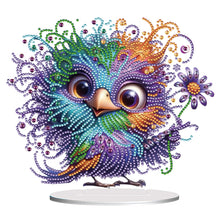 Load image into Gallery viewer, Acrylic Special Shape Flower Girl Desktop Diamond Art Kits for Home Office Decor
