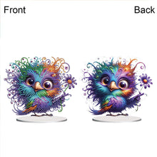 Load image into Gallery viewer, Acrylic Special Shape Flower Girl Desktop Diamond Art Kits for Home Office Decor
