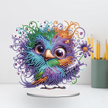 Load image into Gallery viewer, Acrylic Special Shape Flower Girl Desktop Diamond Art Kits for Home Office Decor
