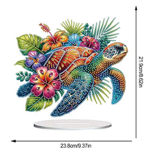 Load image into Gallery viewer, Acrylic Special Shape Flower Girl Desktop Diamond Art Kits for Home Office Decor
