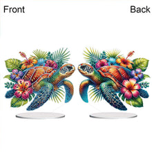 Load image into Gallery viewer, Acrylic Special Shape Flower Girl Desktop Diamond Art Kits for Home Office Decor
