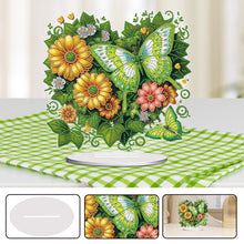 Load image into Gallery viewer, Acrylic Special Shape Flower Girl Desktop Diamond Art Kits for Home Office Decor
