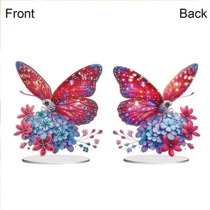 Acrylic Special Shape Flower Girl Desktop Diamond Art Kits for Home Office Decor