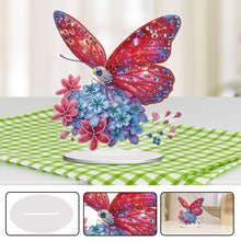 Load image into Gallery viewer, Acrylic Special Shape Flower Girl Desktop Diamond Art Kits for Home Office Decor
