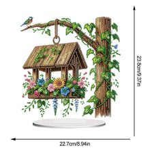 Load image into Gallery viewer, Acrylic Special Shape Flower Girl Desktop Diamond Art Kits for Home Office Decor
