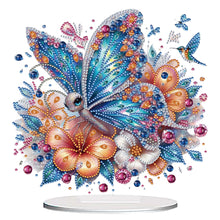Load image into Gallery viewer, Acrylic Special Shape Flower Girl Desktop Diamond Art Kits for Home Office Decor
