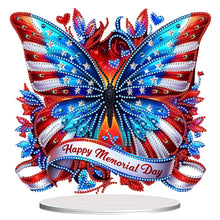 Load image into Gallery viewer, Acrylic Special Shape Flower Girl Desktop Diamond Art Kits for Home Office Decor
