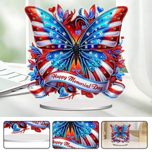 Load image into Gallery viewer, Acrylic Special Shape Flower Girl Desktop Diamond Art Kits for Home Office Decor
