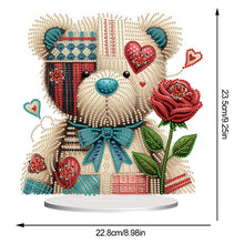 Load image into Gallery viewer, Acrylic Special Shape Flower Girl Desktop Diamond Art Kits for Home Office Decor
