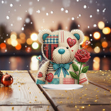 Load image into Gallery viewer, Acrylic Special Shape Flower Girl Desktop Diamond Art Kits for Home Office Decor
