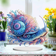 Load image into Gallery viewer, Acrylic Special Shape Flower Girl Desktop Diamond Art Kits for Home Office Decor
