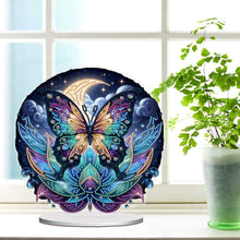 Load image into Gallery viewer, Acrylic Special Shape Flower Girl Desktop Diamond Art Kits for Home Office Decor
