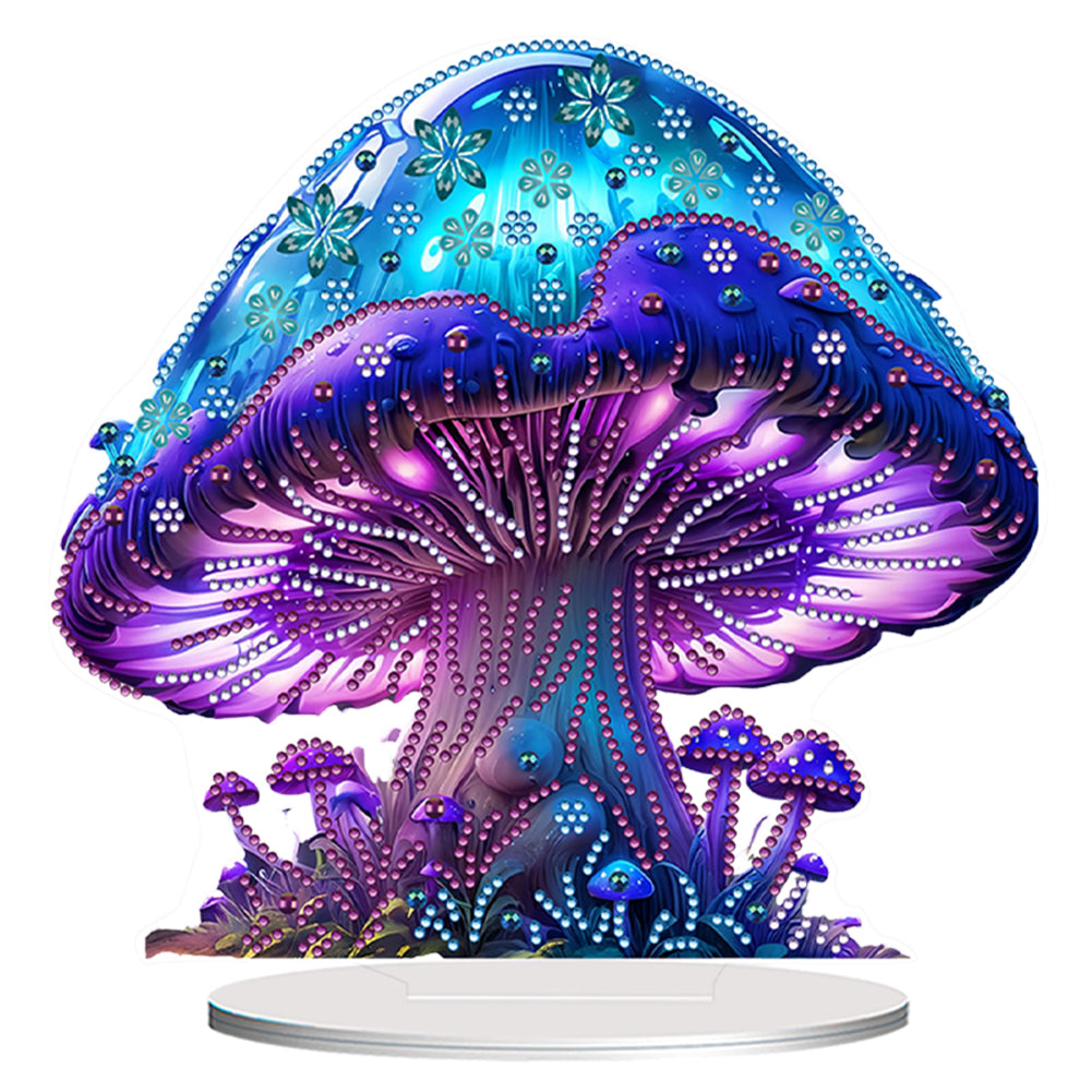 Acrylic Special Shape Flower Girl Desktop Diamond Art Kits for Home Office Decor