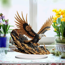 Load image into Gallery viewer, Acrylic Special Shape Flower Girl Desktop Diamond Art Kits for Home Office Decor
