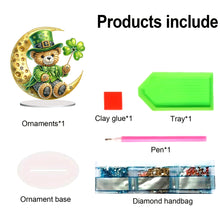 Load image into Gallery viewer, Acrylic Special Shape Flower Girl Desktop Diamond Art Kits for Home Office Decor
