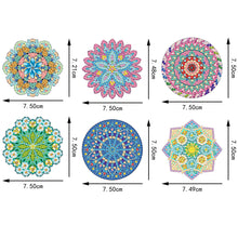 Load image into Gallery viewer, 6Pcs Acrylic Animals Diamond Painting Refrigerator Magnet for Fridge Whiteboards
