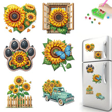 Load image into Gallery viewer, 6Pcs Acrylic Animals Diamond Painting Refrigerator Magnet for Fridge Whiteboards
