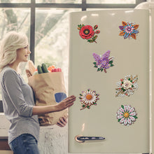 Load image into Gallery viewer, 6Pcs Acrylic Animals Diamond Painting Refrigerator Magnet for Fridge Whiteboards
