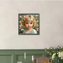 Load image into Gallery viewer, Diamond Painting - Full Round - Little Girl (40*40CM)
