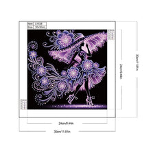 Load image into Gallery viewer, Diamond Painting - Partial Special Shaped - Elegant Lady (30*30CM)
