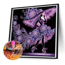 Load image into Gallery viewer, Diamond Painting - Partial Special Shaped - Elegant Lady (30*30CM)
