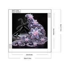 Load image into Gallery viewer, Diamond Painting - Partial Special Shaped - Elegant Lady (30*30CM)
