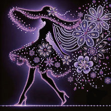 Load image into Gallery viewer, Diamond Painting - Partial Special Shaped - Elegant Lady (30*30CM)
