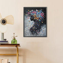 Load image into Gallery viewer, Diamond Painting - Partial Special Shaped - Butterfly Woman (30*40CM)
