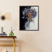 Load image into Gallery viewer, Diamond Painting - Partial Special Shaped - Butterfly Woman (30*40CM)
