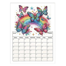 Load image into Gallery viewer, Special Shaped Colorful Pattern 5D DIY Diamond Art Monthly Planner for Beginners
