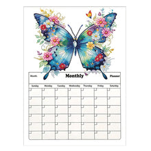 Load image into Gallery viewer, Special Shaped Colorful Pattern 5D DIY Diamond Art Monthly Planner for Beginners
