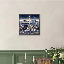 Load image into Gallery viewer, Diamond Painting - Full Round - Eiffel Tower At Night (40*40CM)
