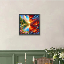 Load image into Gallery viewer, Diamond Painting - Full Round - Landscape Rebirth And War (40*40CM)
