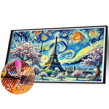 Load image into Gallery viewer, Diamond Painting - Full Round - Eiffel Tower In Spring (70*40CM)
