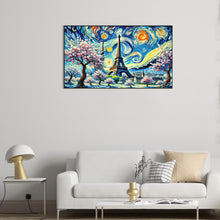 Load image into Gallery viewer, Diamond Painting - Full Round - Eiffel Tower In Spring (70*40CM)
